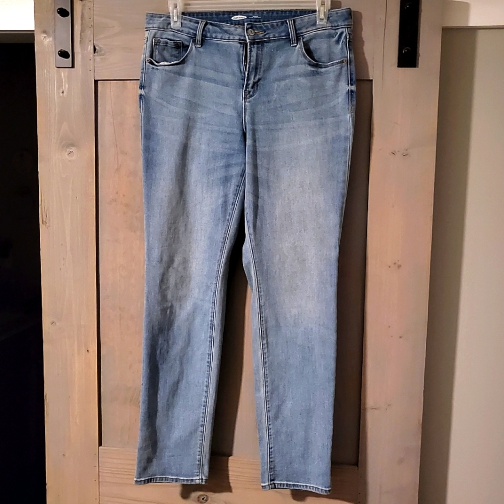 Old Navy Power Slim Straight jeans, 14 Long